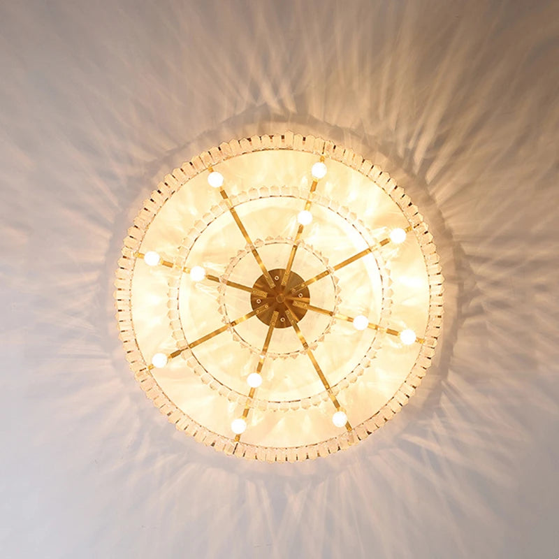 Two-Layer Crystal LED Chandelier
