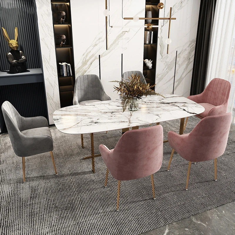 Nordic Iron Art Accent Chair