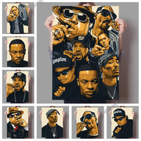 Hip Hop Snoop Dogg Star Poster - Premium Canvas Wall Art